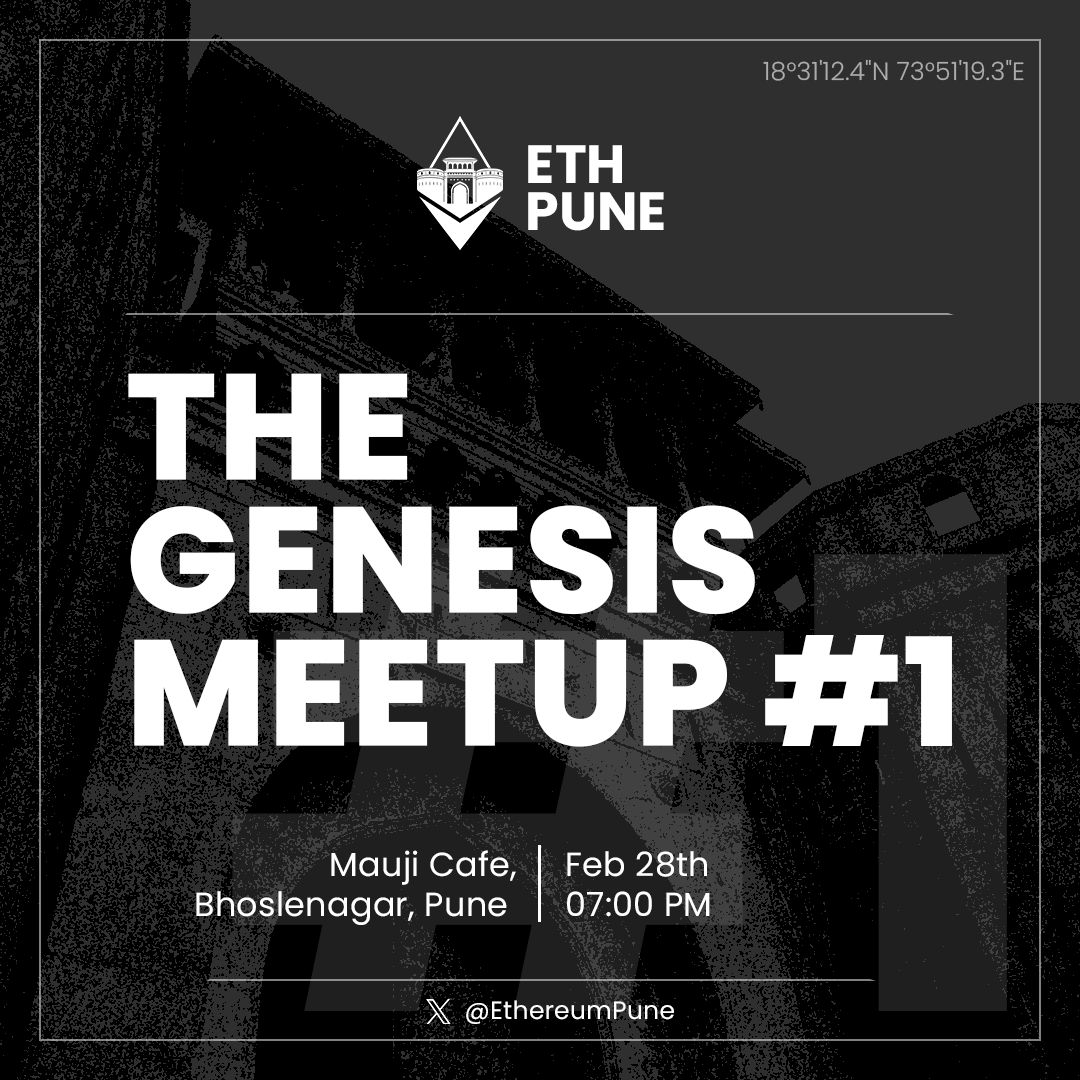 ETH Pune: The Genesis Meetup